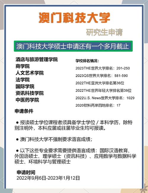 澳门科技大学2025研究生申请和涨工资或将来临与涨工资了?